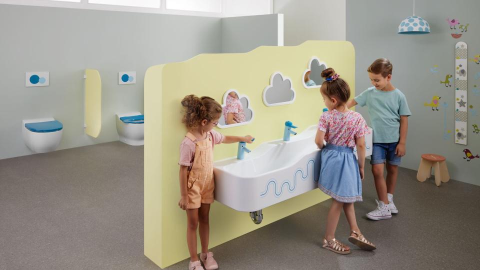 Toiletruimtes voor kinderen in school