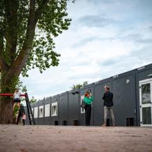 Algeco tijdelijk schoolgebouw modulaire containerklassen